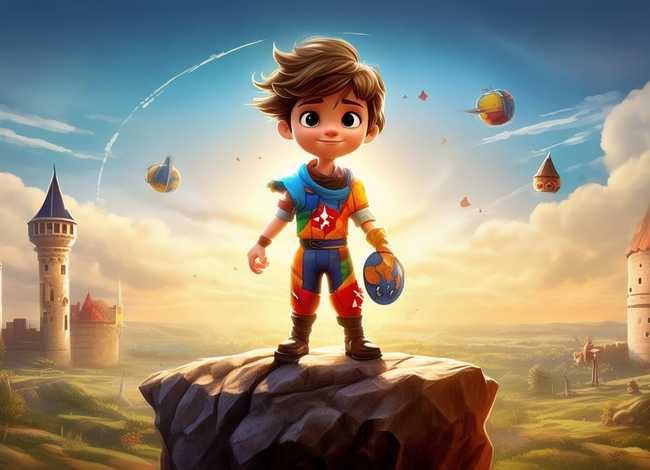 英雄儿童的故事；英雄故事小孩