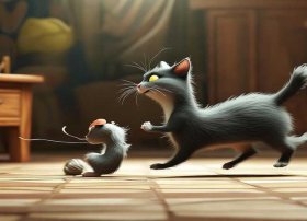 猫和老鼠儿童故事画报 猫和老鼠的故事画