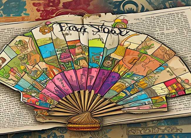 扇子故事小报（扇子故事小报怎么画）