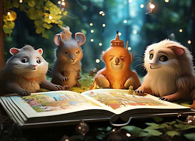 经典儿童故事图片；经典幼儿故事图片