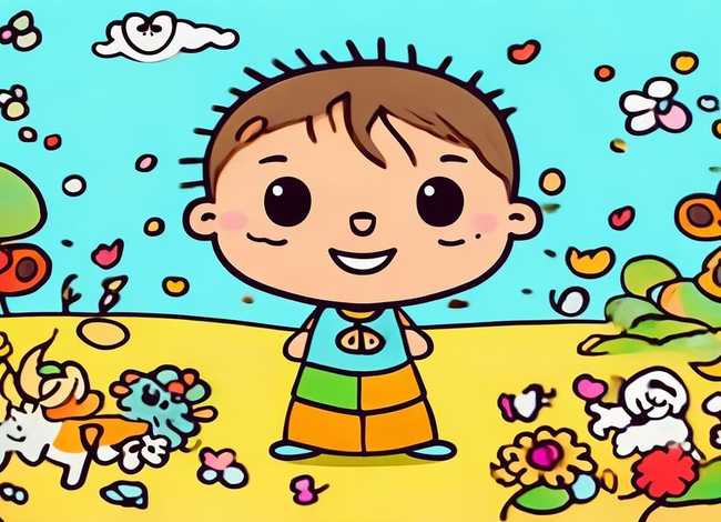 儿童插画图片简单（儿童插画图片大全简单 手绘 简笔画）