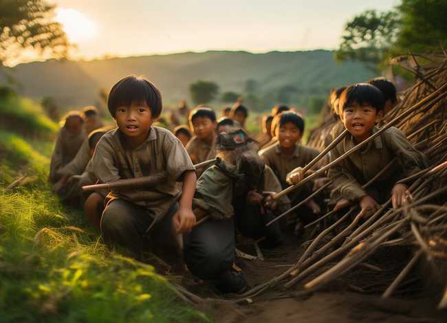 地道战儿童故事完整版；儿童版的地道战