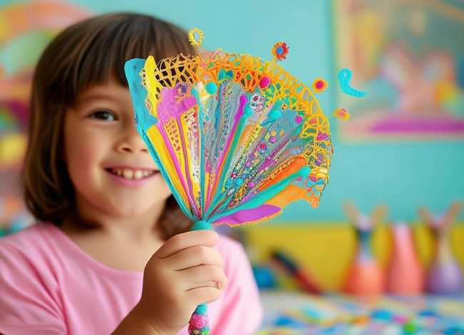 儿童扇子手工（儿童手工扇子既简单又漂亮）