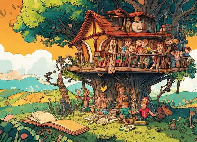 儿童故事图画绘本（儿童故事绘本插画图册）