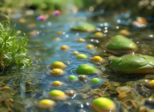 小蝌蚪找妈妈儿童故事图片 - 小蝌蚪找妈妈儿童画图片