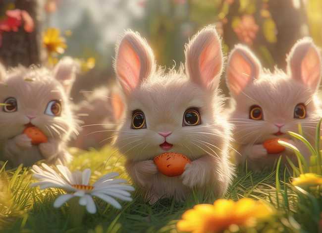 小兔子故事儿童 - 小兔子幼儿故事