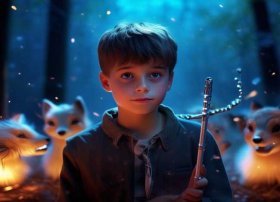 吹魔笛的孩子儿童故事 - 吹魔笛的孩子的故事