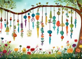 有关风铃的儿童故事 - 关于风铃的绘本故事