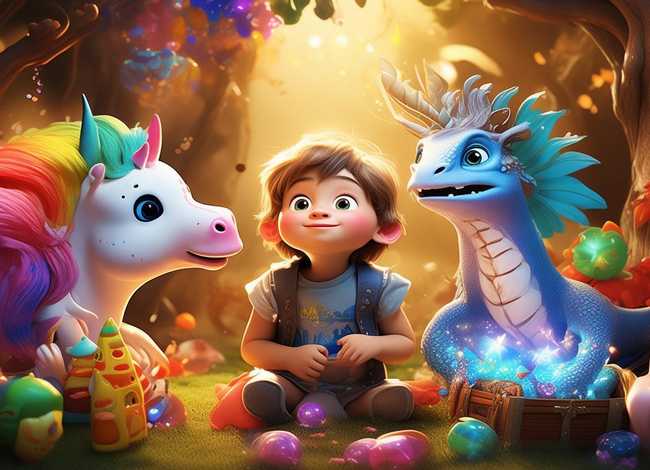 儿童想象故事画 幼儿想象故事