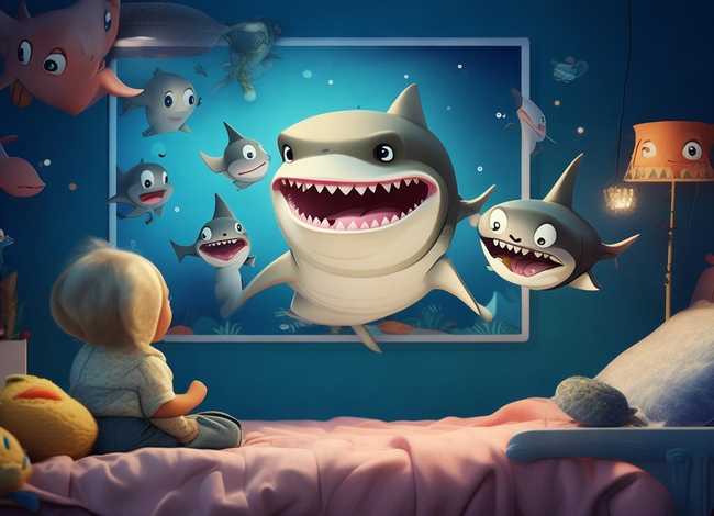 儿童睡前故事36岁鲨鱼故事 - 鲨鱼宝宝睡前小故事大全