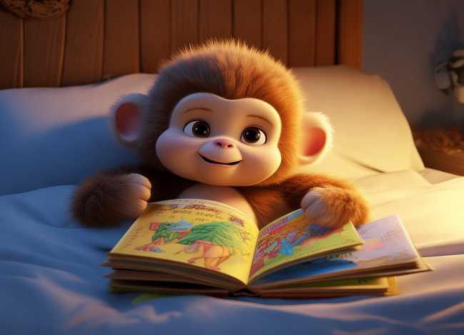 儿童猴子故事3-6岁睡前听故事书 幼儿睡前故事小猴子