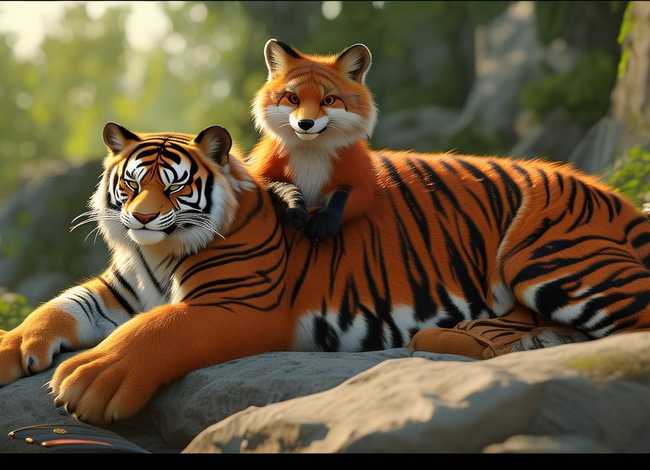 狐假虎威的小故事视频 - 狐假虎威的小故事视频动画