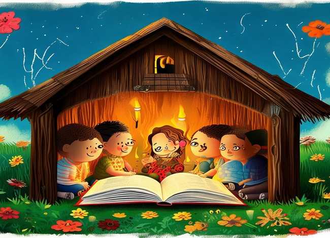 稻草人小故事 稻草人小故事的读书小报怎么画