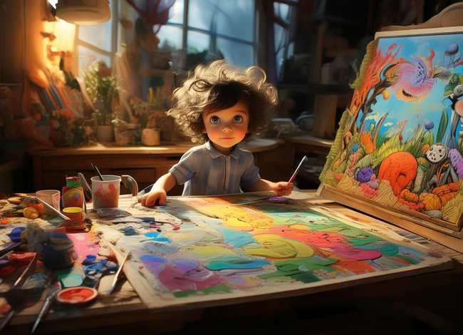 印画故事，印印画画