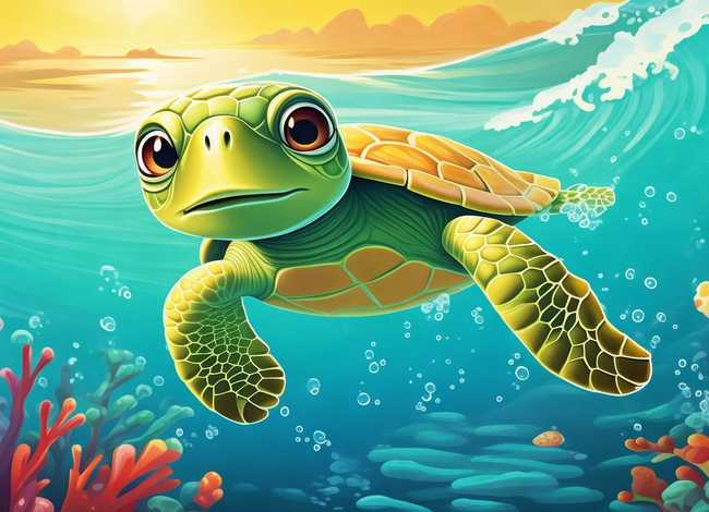 小海龟的勇敢旅程绘本故事（小海龟的勇敢旅程绘本故事视频）