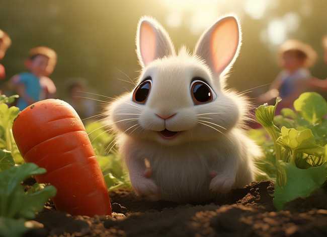 儿童故事小兔子拔萝卜 小兔子拔萝卜幼儿故事