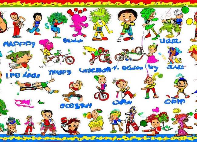 关于六一儿童节的英语手抄报图片大全集 - 关于六一儿童节的英语手抄报图片大全集简单