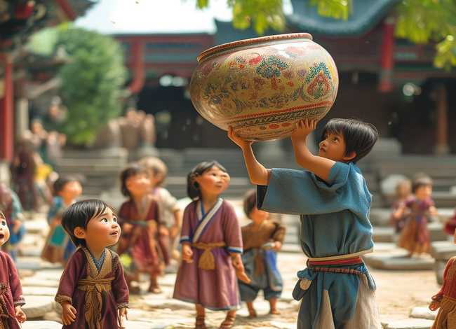 司马光砸缸儿童故事视频；司马光砸缸儿歌视频故事视频