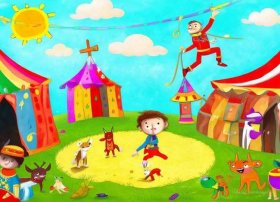 儿童故事书马戏团、马戏团幼儿故事