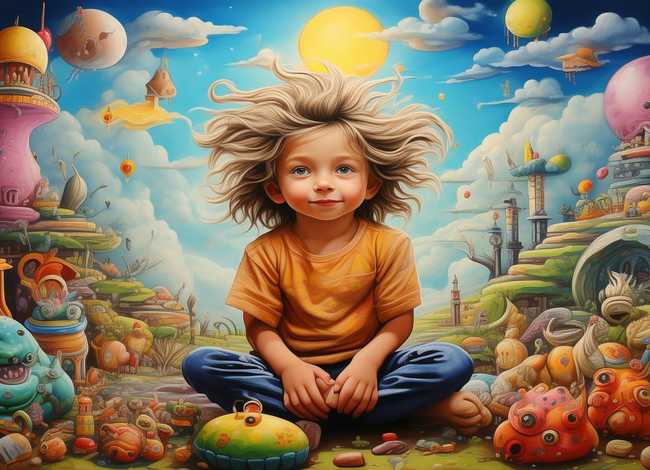 儿童绘画故事图 - 小儿绘画故事