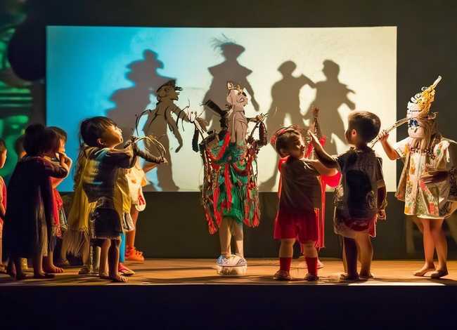 儿童影子戏；儿童影子戏大闹天宫