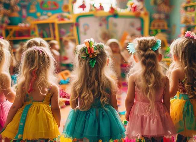 儿童故事表演发型、幼儿故事表演