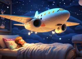 飞机故事幼儿睡前故事文字 - 关于飞机的睡前故事