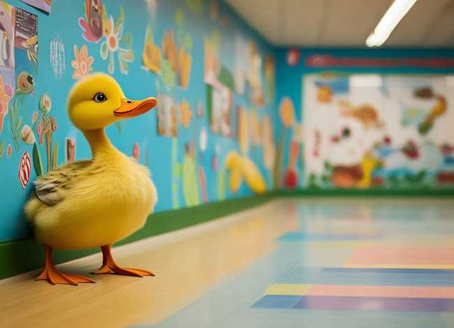 幼儿园丑小鸭故事绘本、幼儿园丑小鸭故事绘本墙