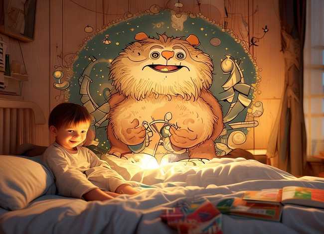年兽的故事儿童版睡前故事 关于年兽的睡前故事