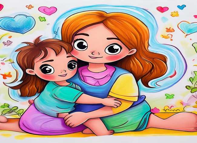 感恩妈妈儿童画、感恩妈妈儿童画图片大全