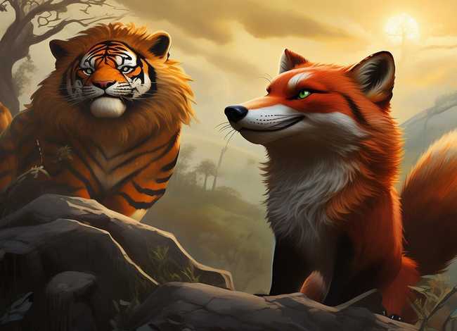 狐假虎威的故事表演视频；狐假虎威的故事表演视频播放