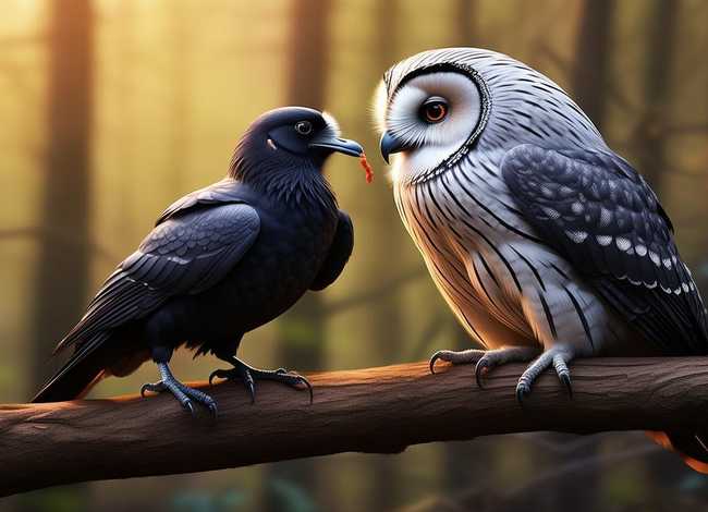 乌鸦反哺的睡前故事，乌鸦反哺的睡前故事图片