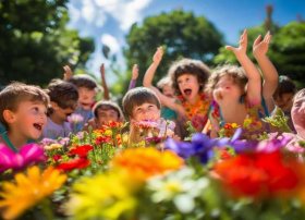 朗诵 儿童；朗诵 儿童 鲜艳的花朵