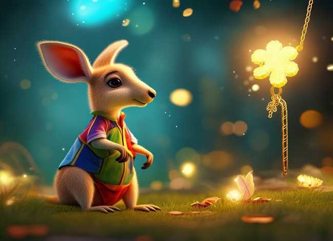 儿童故事小袋鼠的幸运符号、小袋鼠的寓意是什么
