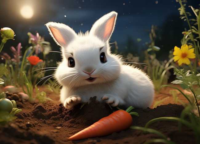 儿童睡前故事完整版小兔子拔萝卜 - 小兔子拔萝卜的睡前故事