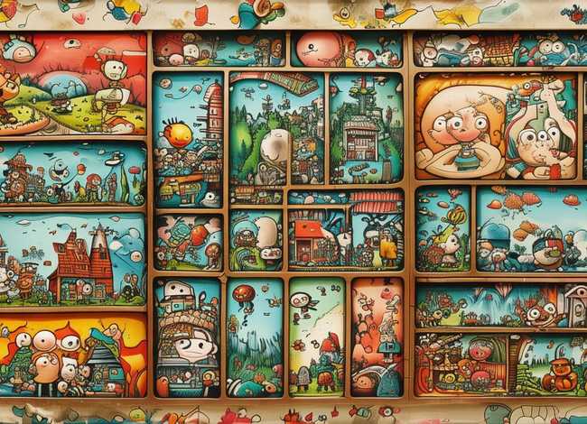 儿童连环画9张、儿童连环画9张图片