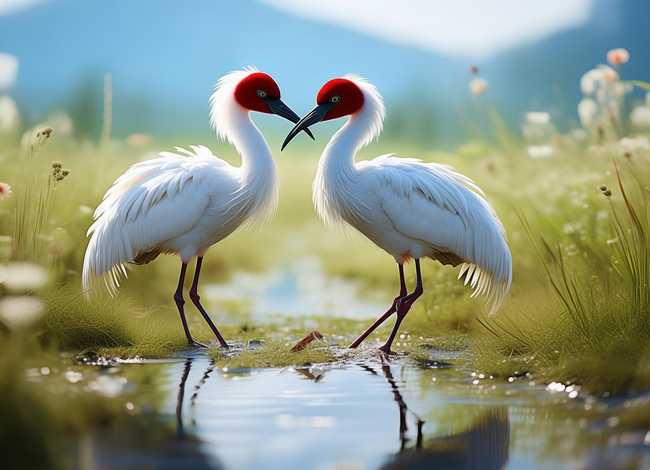 可爱的丹顶鹤故事，可爱的丹顶鹤故事简介