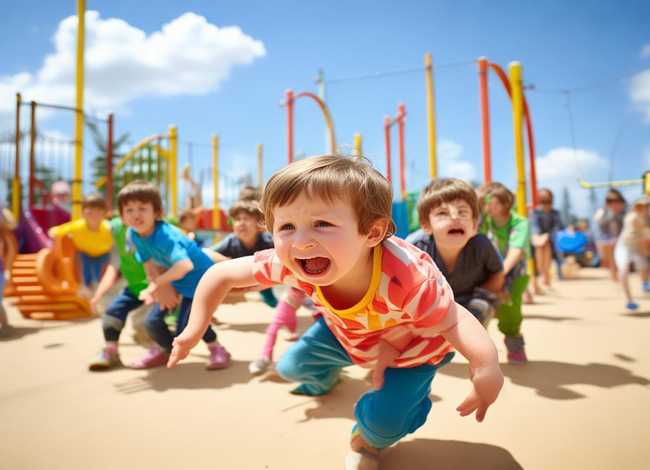 排队导致摔跤的儿童故事、幼儿排队的故事