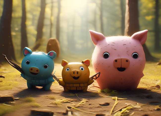 童话故事儿童版三只小猪（童话 三只小猪）