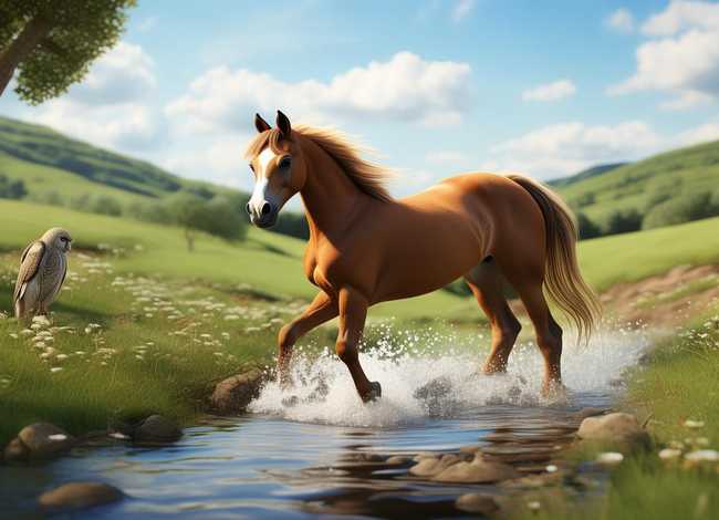 小马过河儿童故事、小马过河的故事 幼儿小故事