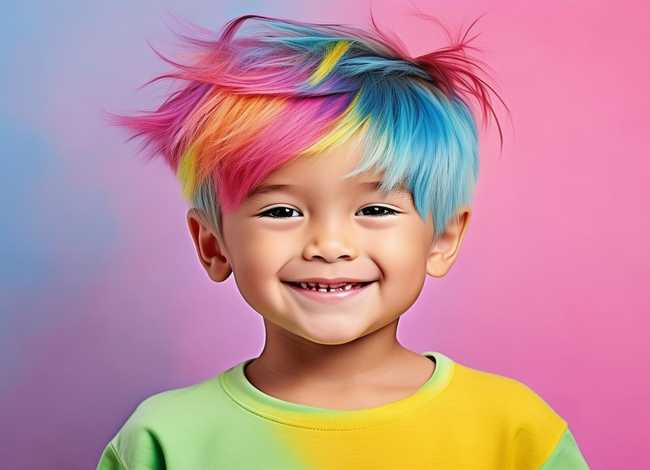 少儿时尚发型；少儿时尚发型图片