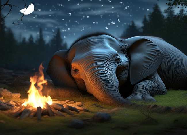 大象的睡前故事文字 大象的睡前故事文字版