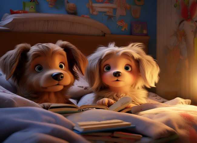 儿童睡前故事小狗的故事，小狗的睡前故事益智
