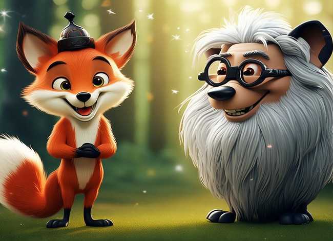 狐狸和狼的故事绘本、狐狸和狼的故事绘本图片