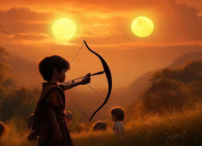 后羿射日儿童故事睡前 睡前故事后羿射日的故事