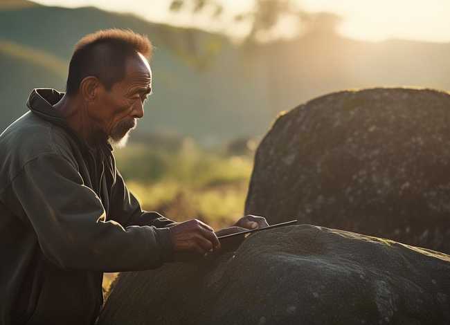 铁杵磨针的故事图片配图 铁杵磨针的故事图片配图大全