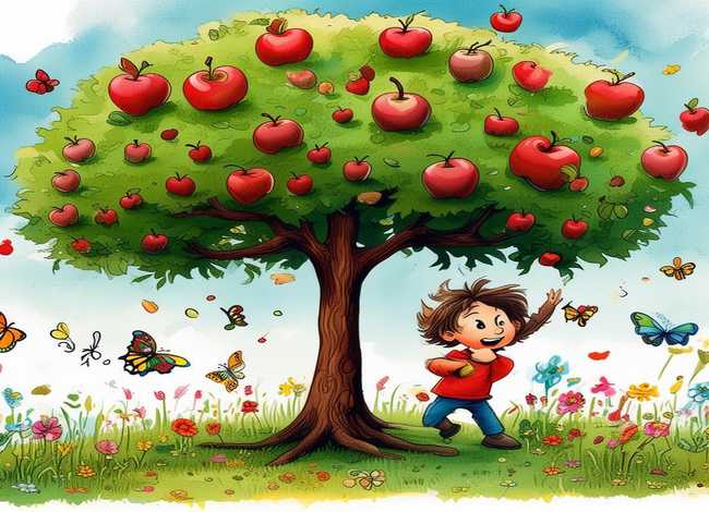 幼儿故事《苹果树的故事》 - 幼儿故事《苹果树的故事》视频播放