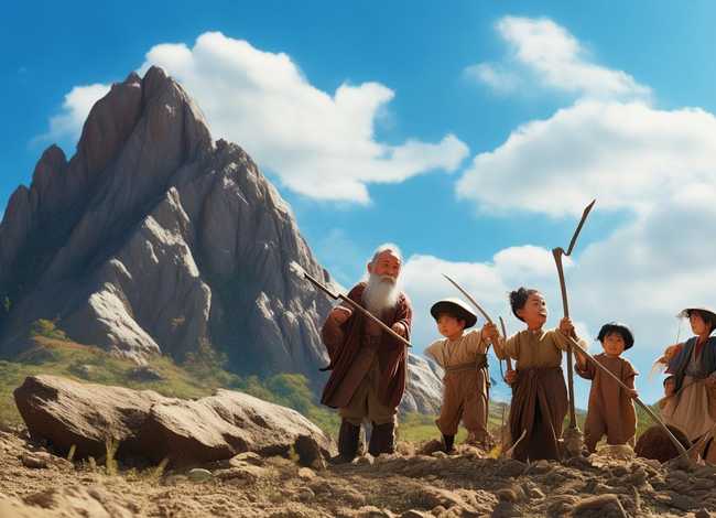 愚公移山儿童故事配图(愚公移山故事图 配图) 愚公移山儿童故事配图(愚公移山故事图 配图)