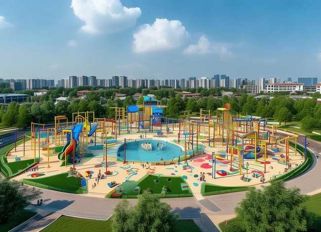 晋城儿童公园鸟瞰图最新版 晋城儿童公园鸟瞰图最新版图片
