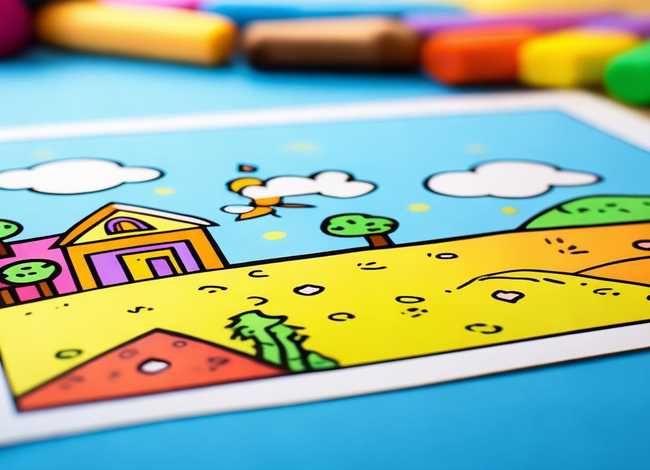 一年级儿童涂色画打印；一年级儿童涂色画打印图片